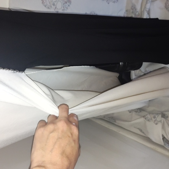 Cache Black And White Off One Shoulder  Size 6 Vintage Full Length - Picture 8 of 15